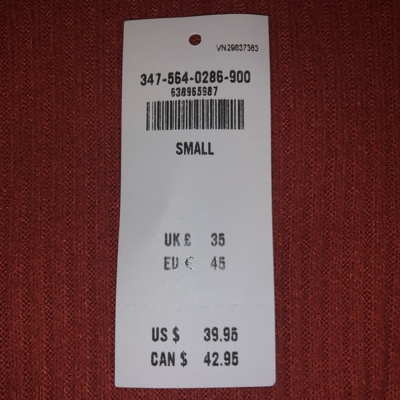 Ribbed Knot-Front Crop T-Shirt - Picture 2 of 2